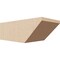Ekena Millwork 6in. W x 4in. H x 12in. L Concord Woodgrain TimberThane Rafter Tail, Primed Tan RFTUR06X04X12CONRCPR - alternate 1